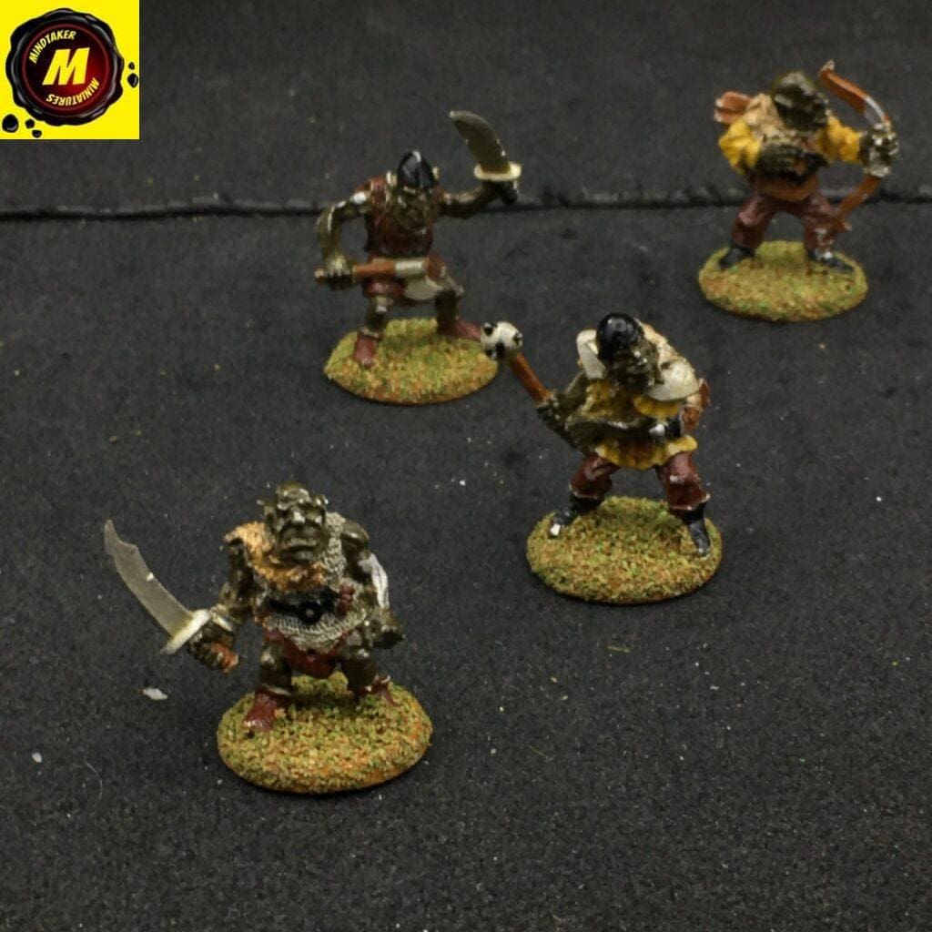 Ral Partha TSR Orcs (x4) 82790 Mindtaker Miniatures