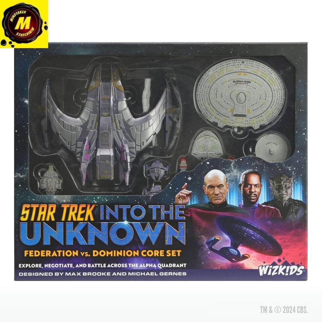 Star Trek Into the Unknown: Federation vs. Dominion Core Set - WZK 89850 - Mindtaker Miniatures - Vancouver, WA
