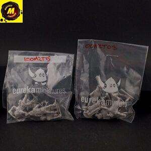 Aztec Armored Novices and Novices with Sling Shots (x4+4) (NIB) - #156881