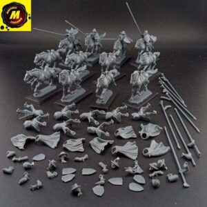 Mounted Medieval Soldiers with Pikes (x12) - #157240