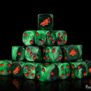 Drake - Green & Orange, Round (x25) - #BOD57