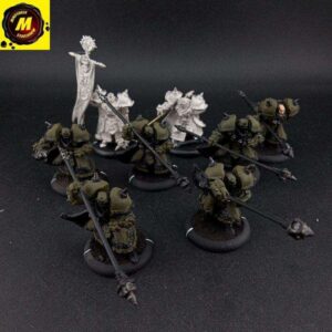 Iron Fang Pikemen with Officer & Standard (x8) (No Shields) - #163008